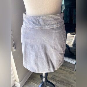 Banana Republic Gray Mini Skirt ~ Sz 4
